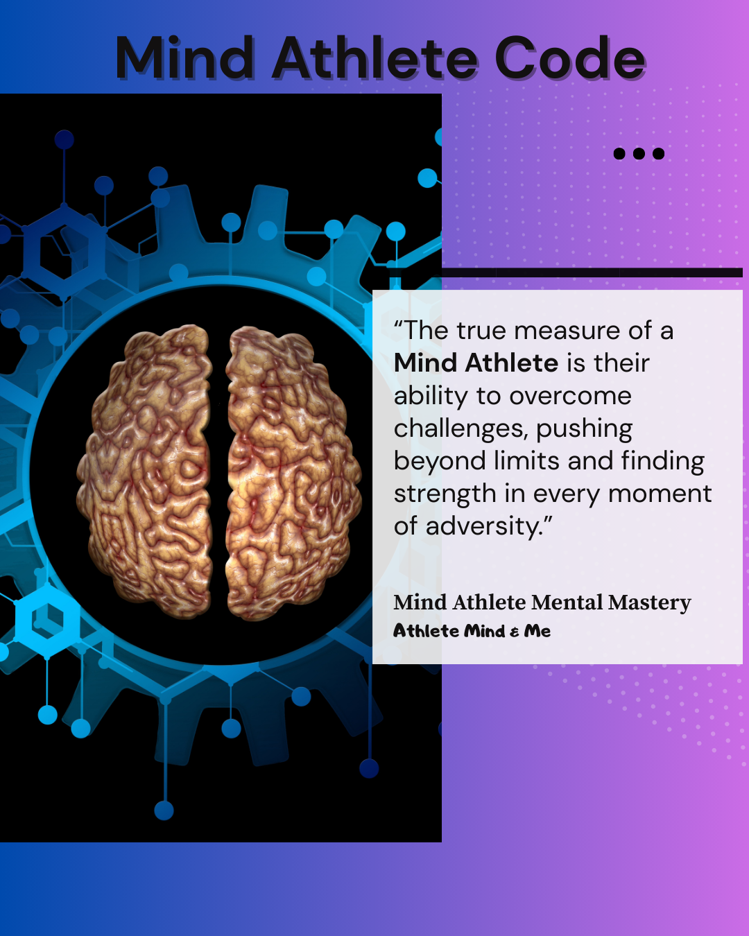 Mind Athlete Code Brian Work 